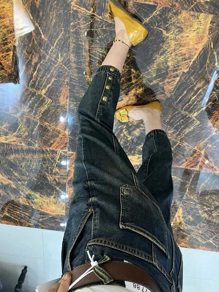 Y2k Jeans Plus Size Women's Jeans 2023 New Explosive High Waist Slimming With Elastic Legs Harun Pantalones De Mujer
Y2k Jeans Plus Size Women's Jeans 2023 New Explosive High Waist Slimming With Elastic Legs Harun Pantalones De Mujer