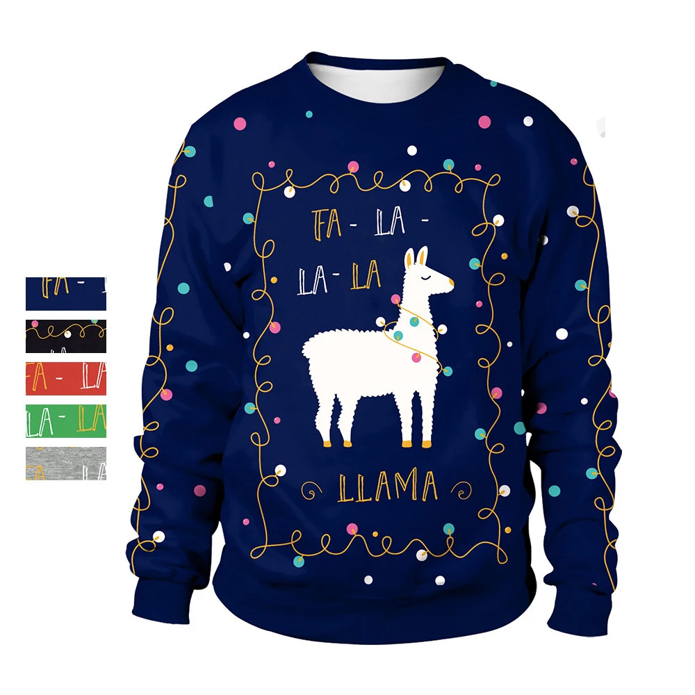Cute Alpaca Hooded Men Women New Year Hoodies Autumn Spring Long Sleeve Sweatshirt Casual Top Oversized Clothing
Cute Alpaca Hooded Men Women New Year Hoodies Autumn Spring Long Sleeve Sweatshirt Casual Top Oversized Clothing