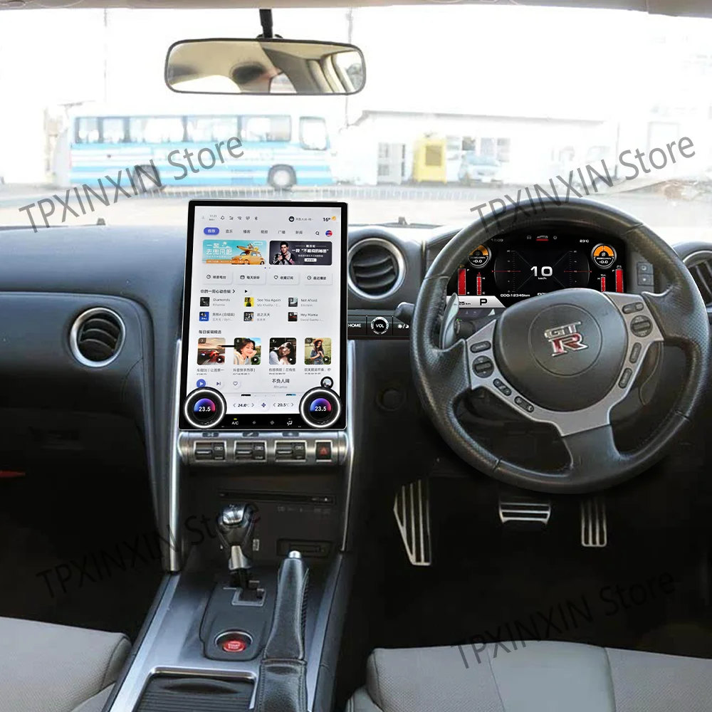 14.5" GPS Navigation Car Radio Digital Cluster For Nissan GT-R 2007-2023 GTR Stereo Carplay Android Auto RHD/LHD Meter Dashdoard
14.5" GPS Navigation Car Radio Digital Cluster For Nissan GT-R 2007-2023 GTR Stereo Carplay Android Auto RHD/LHD Meter Dashdoard