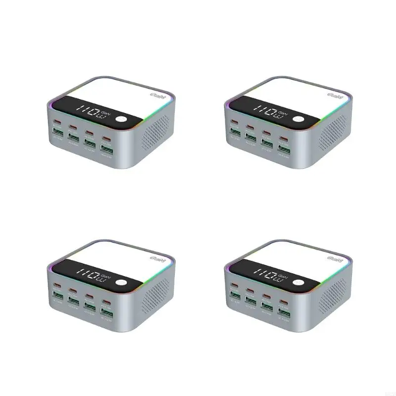 462B PD100W Тип C & 22,5W USB -зарядка база 8 устройств одновременной зарядки
462B PD100W Тип C & 22,5W USB -зарядка база 8 устройств одновременной зарядки