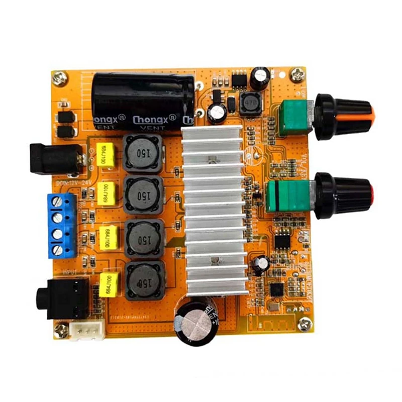 TPA3116 Amplifier Bluetooth 5.0 Two-Way External Audio Input Interface, Pre-Amplified Bass Sound Processing 50Wx2
TPA3116 Amplifier Bluetooth 5.0 Two-Way External Audio Input Interface, Pre-Amplified Bass Sound Processing 50Wx2
