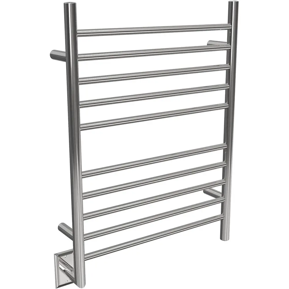 Radiant Hardwired Plug-in Towel Warmer, 10 Bar, Polished Finish, Left Side Installation
Radiant Hardwired Plug-in Towel Warmer, 10 Bar, Polished Finish, Left Side Installation