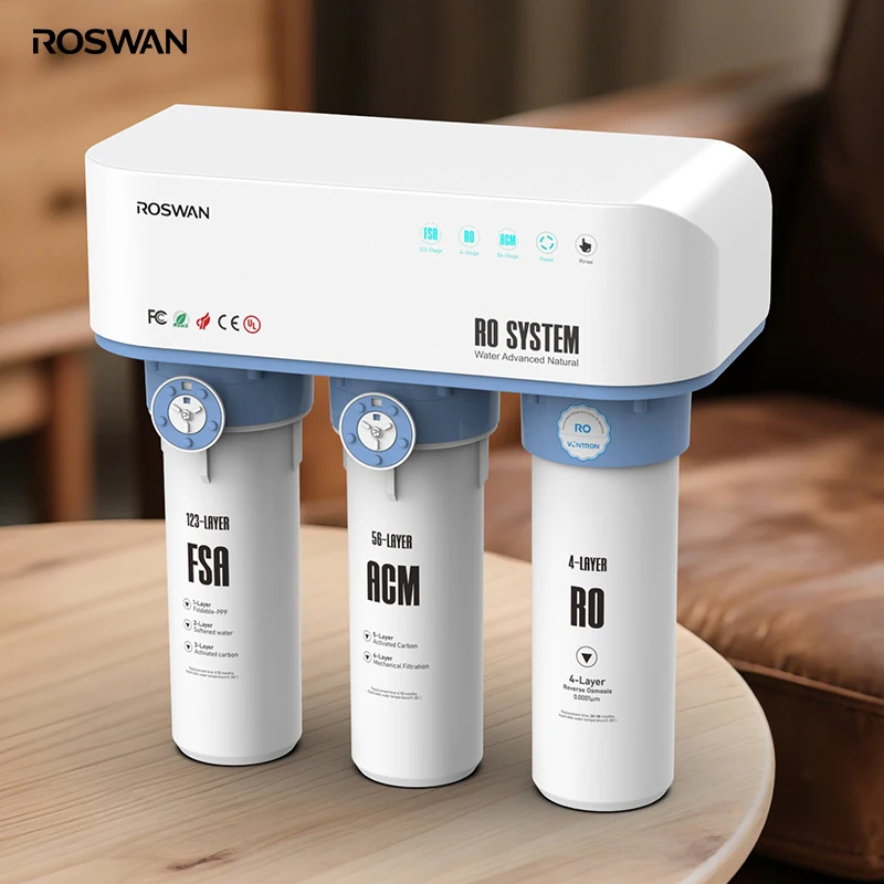 OEM New 600G Reverse Osmosis Water Purification System Sink Tankless Kitchen Faucet RO Water Filter Purifier Outdoor Use Plastic
OEM New 600G Reverse Osmosis Water Purification System Sink Tankless Kitchen Faucet RO Water Filter Purifier Outdoor Use Plastic