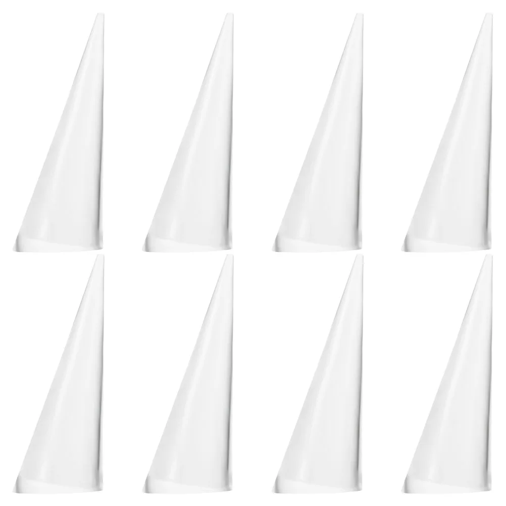 8 Pcs Acrylic Ring Display Stand Rings Cone Shape Rack Holder Jewelry Showcase Finger Shop
8 Pcs Acrylic Ring Display Stand Rings Cone Shape Rack Holder Jewelry Showcase Finger Shop