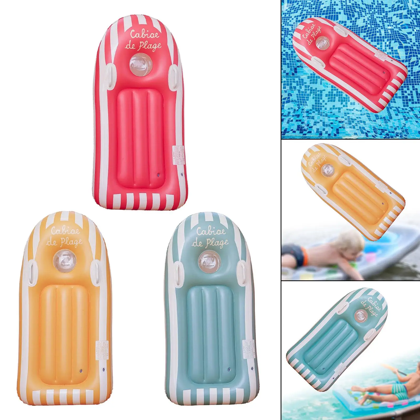 Inflatable Surfboard Swimming Floating Surfboard Portable Inflatable Pool Raft Surf Body Board for Summer Water Entertainment
Inflatable Surfboard Swimming Floating Surfboard Portable Inflatable Pool Raft Surf Body Board for Summer Water Entertainment