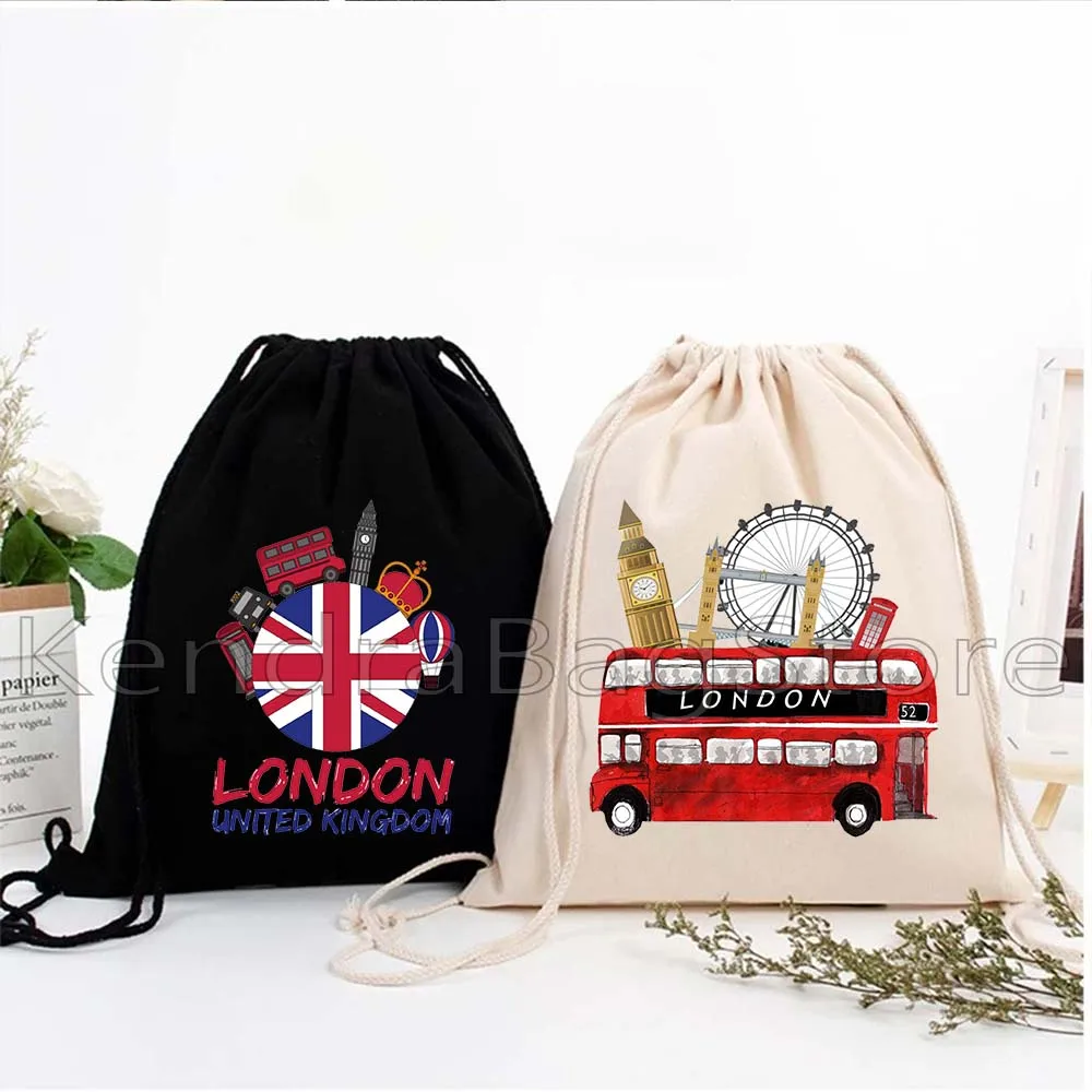 London City Icons England Union Jack United Kingdom Cityscape Big Ben Canvas Drawstring Backpack Sports Gym Sackpack String Bags
London City Icons England Union Jack United Kingdom Cityscape Big Ben Canvas Drawstring Backpack Sports Gym Sackpack String Bags