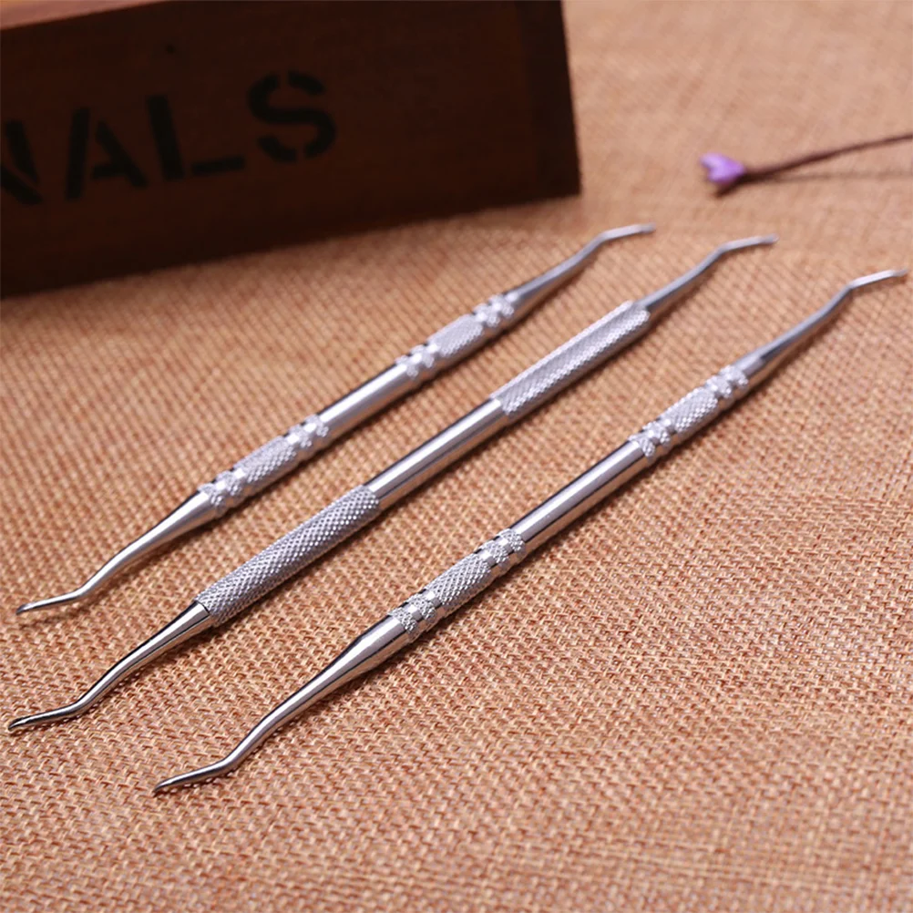 2 PCS Double sided Nail Cleaner Scissors Plier Manicure Rasp Dead Skin Removal Tool Curved Handle Anti Stainless Steel
2 PCS Double sided Nail Cleaner Scissors Plier Manicure Rasp Dead Skin Removal Tool Curved Handle Anti Stainless Steel
