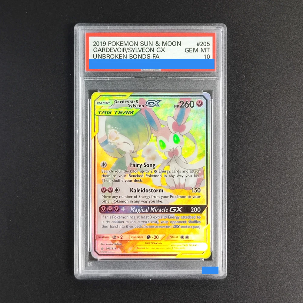 2019 POKEMON SUN MOON GARDEVOIR/SYLVEON GX UNBROKEN BONDS-FA 205 GEM MT 10 Collection DIY Rating Card High Quality Replica Cards
2019 POKEMON SUN MOON GARDEVOIR/SYLVEON GX UNBROKEN BONDS-FA 205 GEM MT 10 Collection DIY Rating Card High Quality Replica Cards