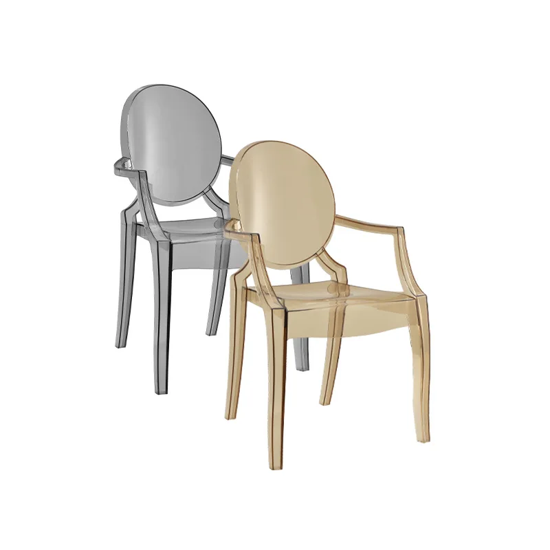 Modern simple acrylic home dining chair Internet celebrity cafe devil ghost armrest meal backrest negotiation
Modern simple acrylic home dining chair Internet celebrity cafe devil ghost armrest meal backrest negotiation