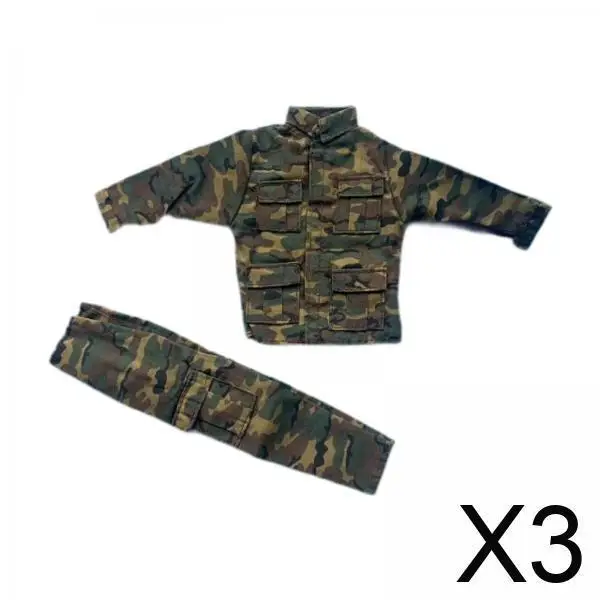 Set of 3 Male for 12 Inch Action Figures with Jacket and Pants
Set of 3 Male for 12 Inch Action Figures with Jacket and Pants