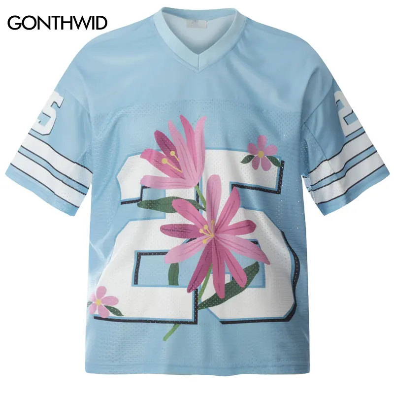 Vintage Mesh Jersey T-Shirt Y2K Floral Graphic Printed Sports Tshirt Streetwear Hip Hop Harajuku Baggy Patchwork Breathable Top
Vintage Mesh Jersey T-Shirt Y2K Floral Graphic Printed Sports Tshirt Streetwear Hip Hop Harajuku Baggy Patchwork Breathable Top