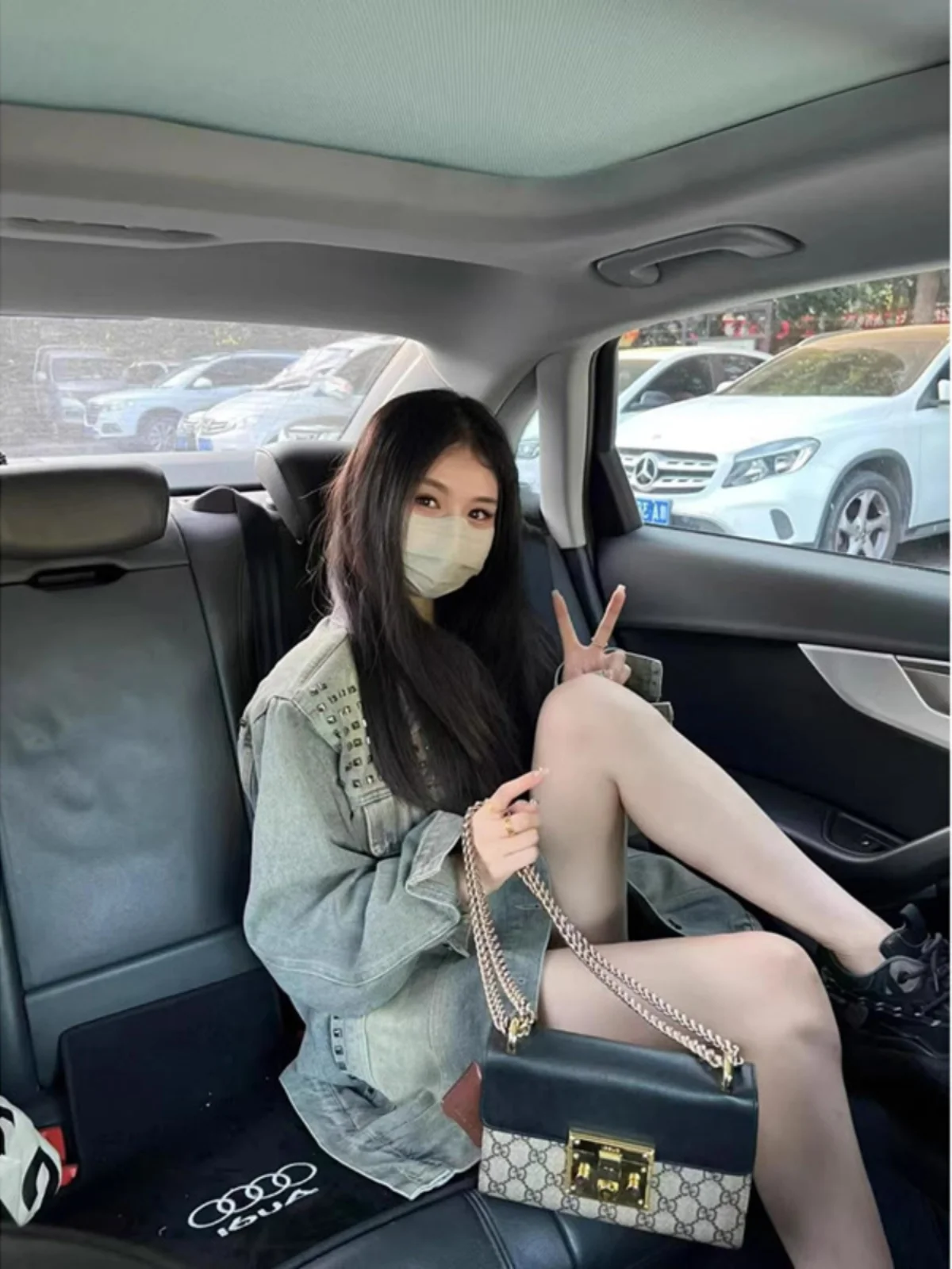 Denim Coat Long Woman Womens Spring Chambray Hollowed Out Camping Subcultural Cropped Youth Balloon Sleeved Fitted Flap OL
Denim Coat Long Woman Womens Spring Chambray Hollowed Out Camping Subcultural Cropped Youth Balloon Sleeved Fitted Flap OL