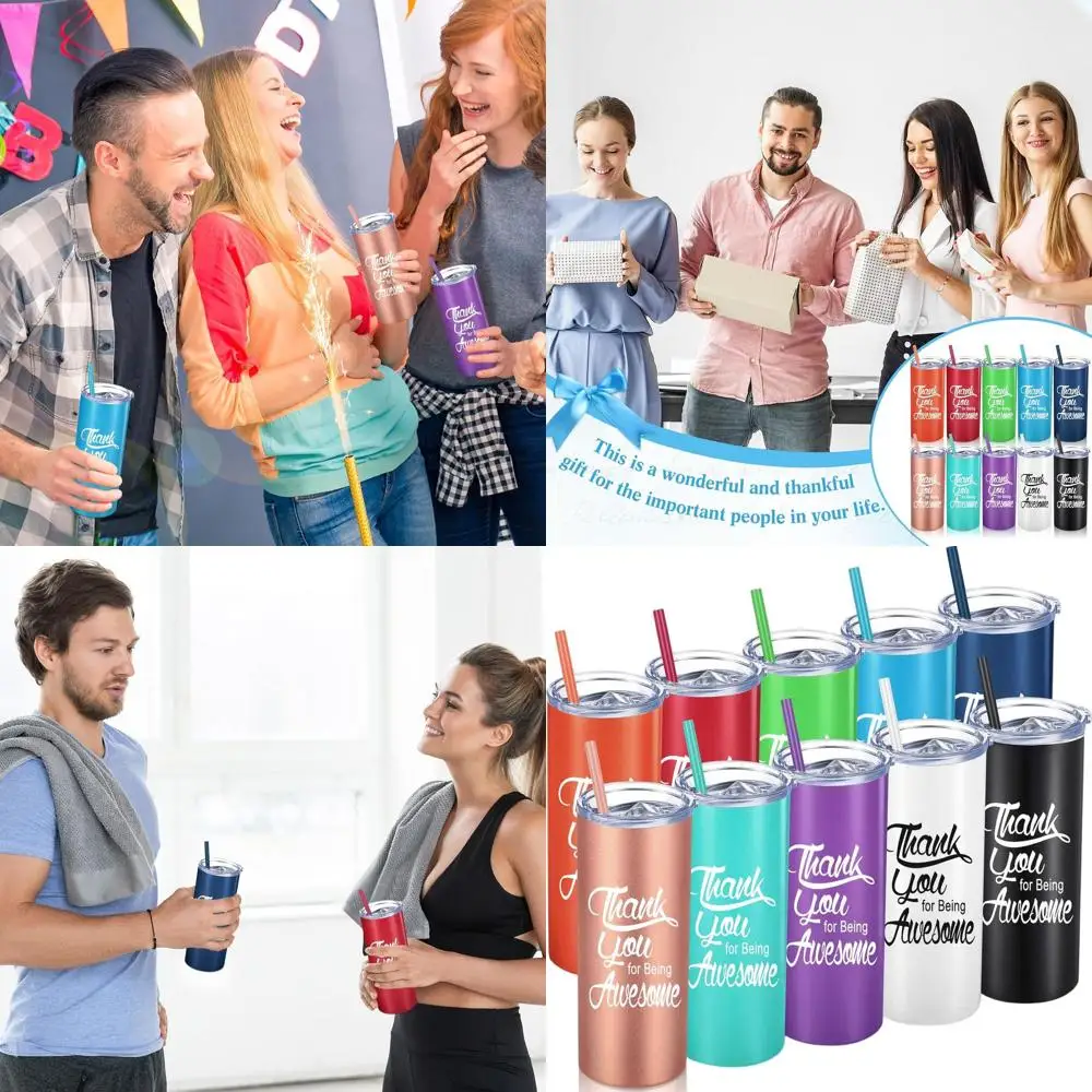 16 oz Stainless Steel Tumblers Set - Christmas Gifts for Colleagues & Friends (10 Vibrant Sets)
16 oz Stainless Steel Tumblers Set - Christmas Gifts for Colleagues & Friends (10 Vibrant Sets)