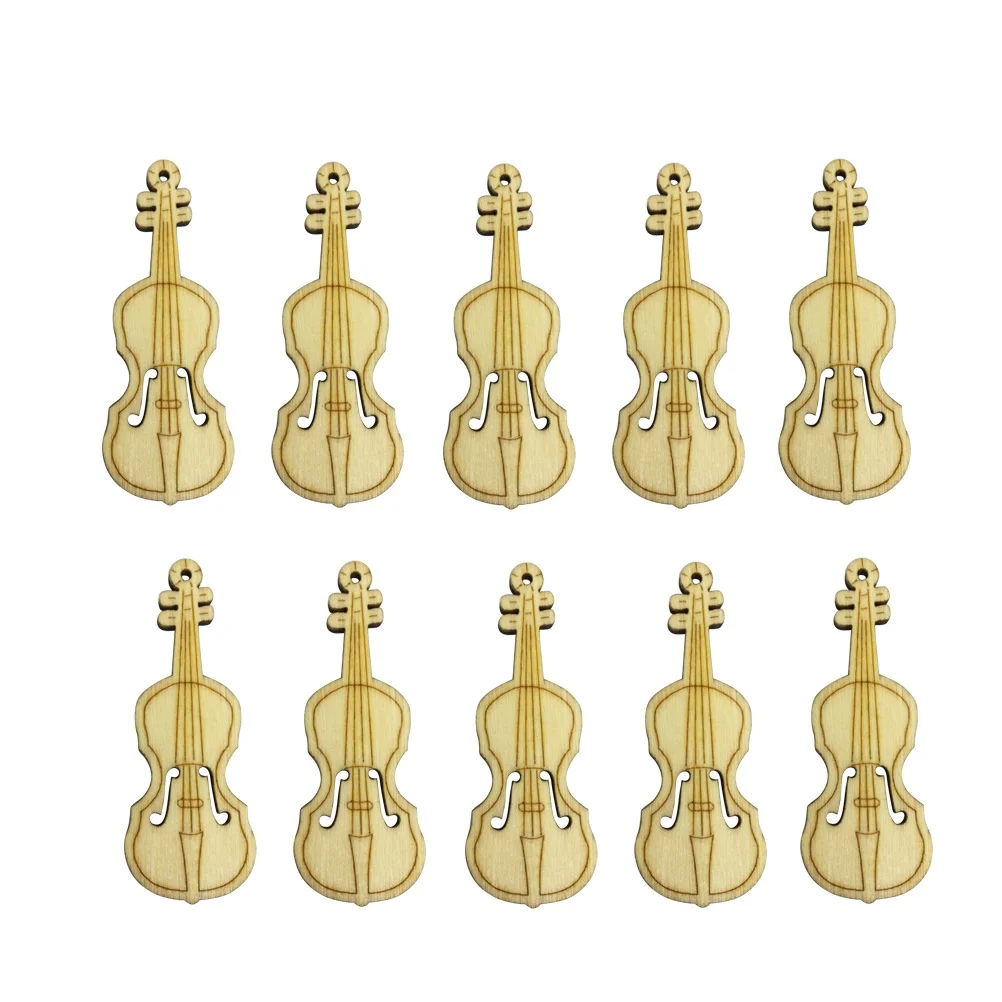 20 Pcs Wooden Violin Pendant Crafts Strong Design Natural Effect Modern Style DIY Ornaments Mini Musical Instrument Home
20 Pcs Wooden Violin Pendant Crafts Strong Design Natural Effect Modern Style DIY Ornaments Mini Musical Instrument Home