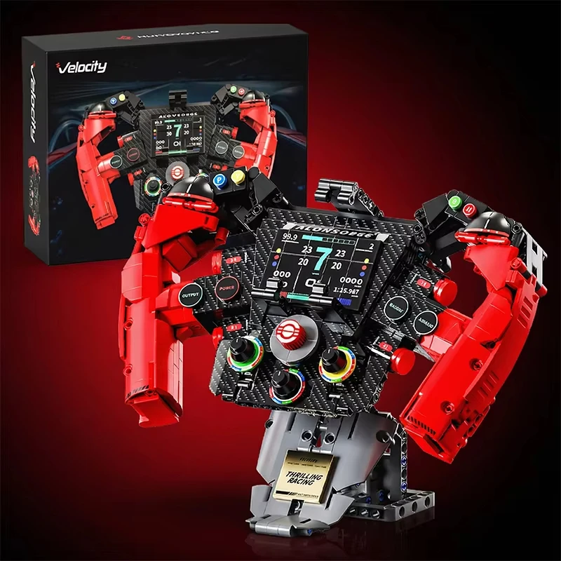 971Pcs Formu Racing Vehicle Steering Wheel MOC Supercar H2001 Model Building Blocks Toys Gifts for Adult Boys Technical Bricks
971Pcs Formu Racing Vehicle Steering Wheel MOC Supercar H2001 Model Building Blocks Toys Gifts for Adult Boys Technical Bricks