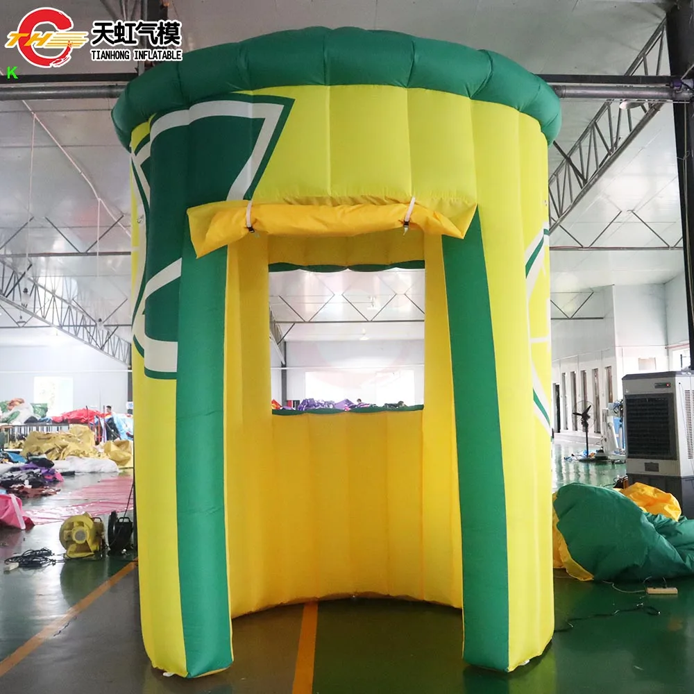 Juice Stall Inflatable Lemonade Stand Booth Kiosk for Advertising Fireproofed Inflatable Tent Snack Drink Booth with Blower
Juice Stall Inflatable Lemonade Stand Booth Kiosk for Advertising Fireproofed Inflatable Tent Snack Drink Booth with Blower