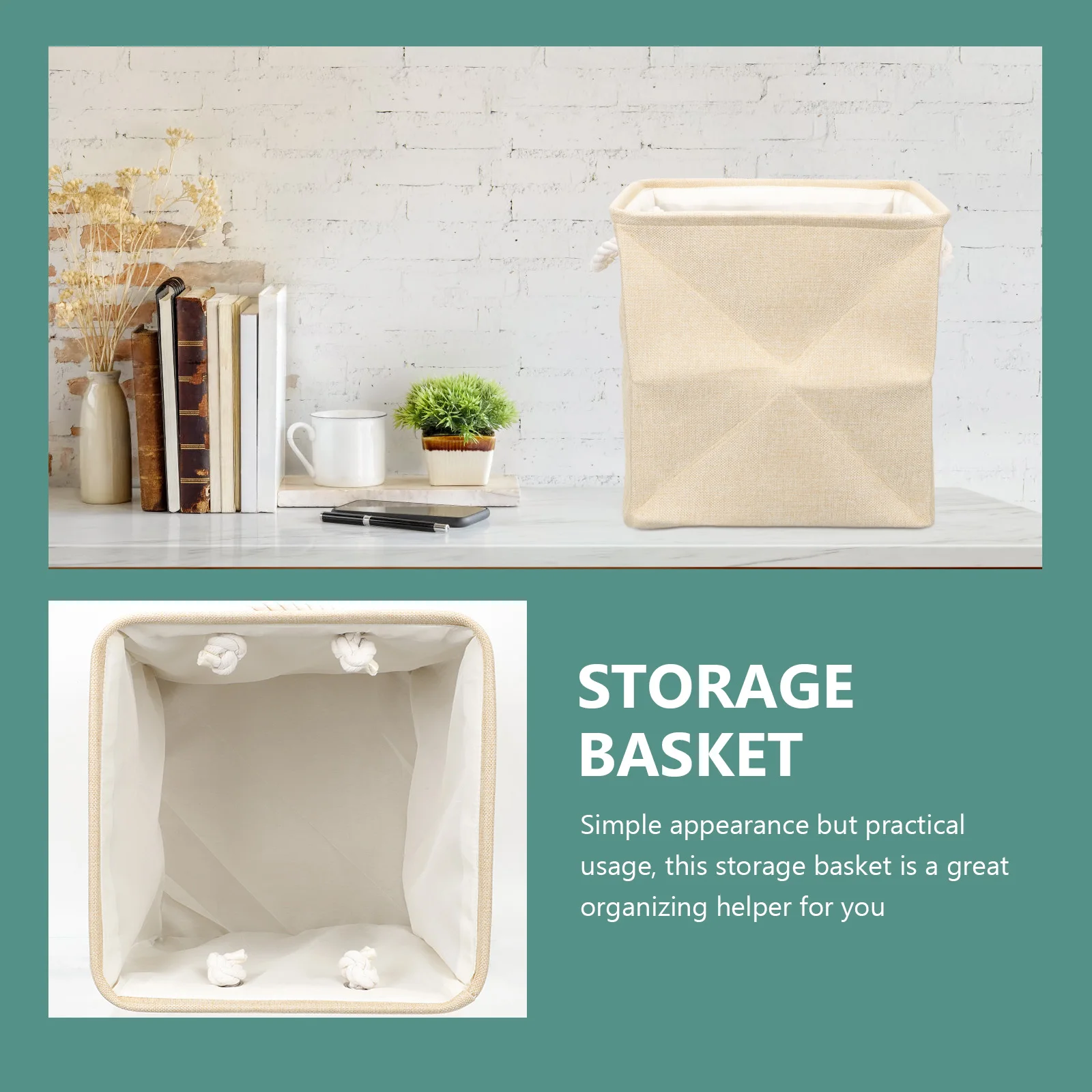 Foldable Storage Basket For Clothes Laundry Household Organizer Bucket Large Capacity Home Cloth Sundries Holder
Foldable Storage Basket For Clothes Laundry Household Organizer Bucket Large Capacity Home Cloth Sundries Holder