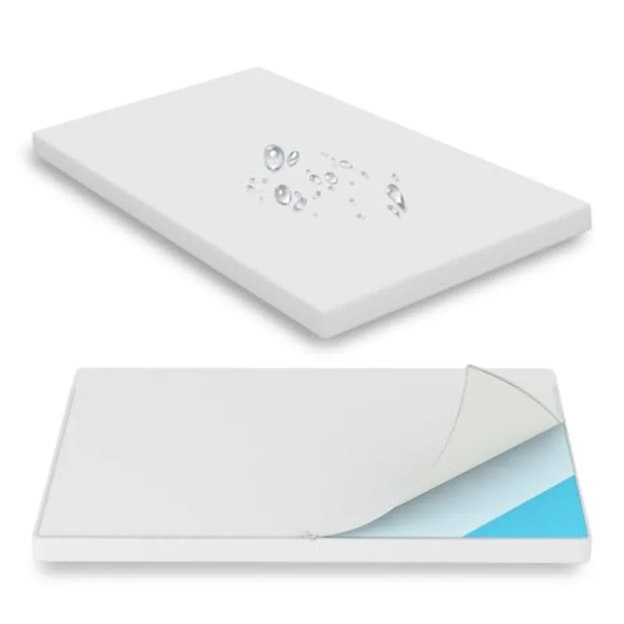 2"x27.5"x52" Mattress Topper, 27.5" Wx52 L Size with Super Soft Water-Resistant, Detachable and Machine Washable Cover, CertiPU
2"x27.5"x52" Mattress Topper, 27.5" Wx52 L Size with Super Soft Water-Resistant, Detachable and Machine Washable Cover, CertiPU