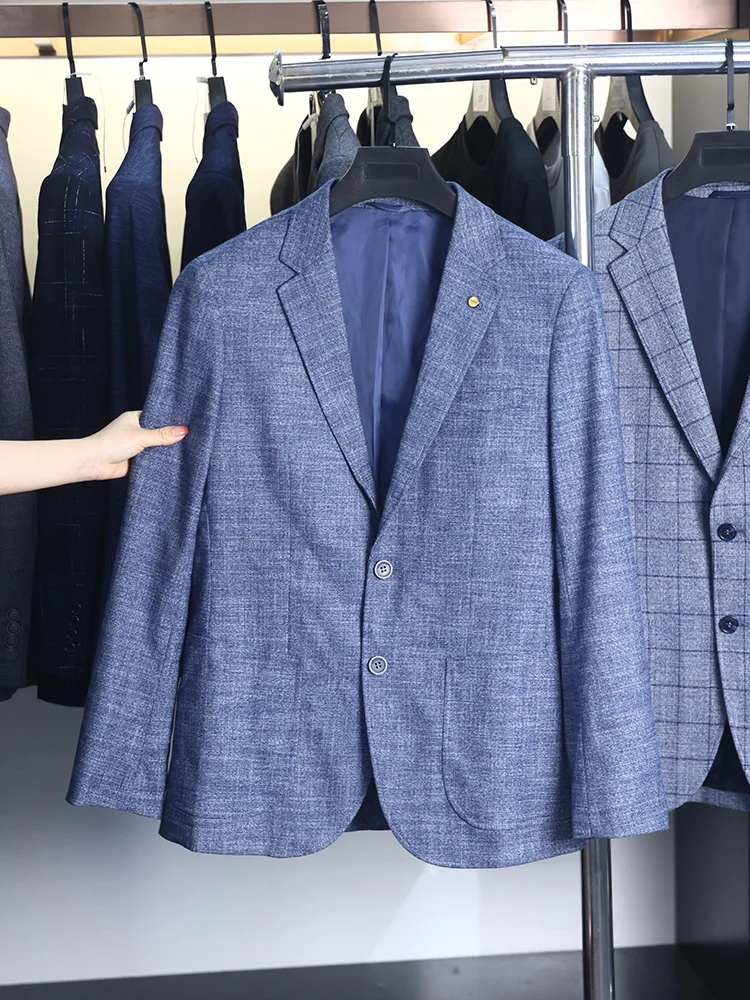 Homesi Spring Autumn Men's Casual Faion Brued Elastic Stand Fit Single Buttoned West Coat No Split Ba
Homesi Spring Autumn Men's Casual Faion Brued Elastic Stand Fit Single Buttoned West Coat No Split Ba