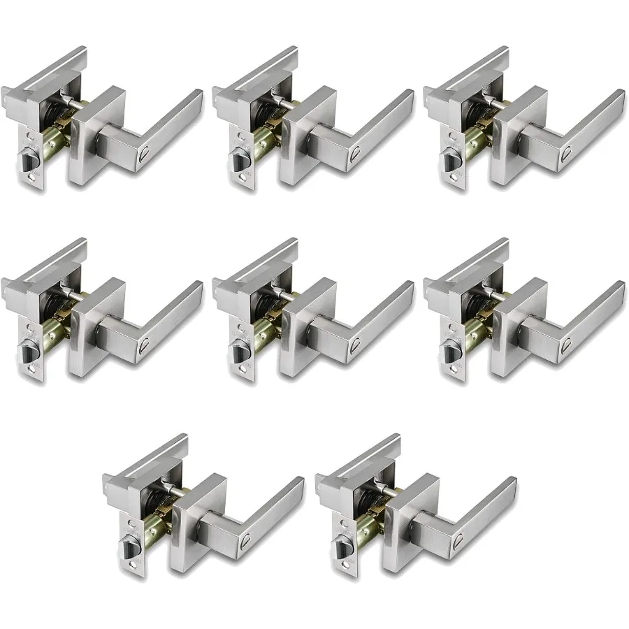 Heavy duty kids proof round bedroom or bathroom door lever with thumb turn button no keys required brushed nickel finish suitab
Heavy duty kids proof round bedroom or bathroom door lever with thumb turn button no keys required brushed nickel finish suitab