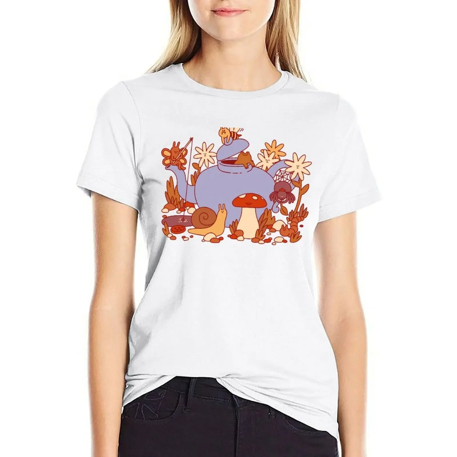 Teapot Hangout T-shirt anime clothes Aesthetic clothing hippie clothes Woman T-shirts
Teapot Hangout T-shirt anime clothes Aesthetic clothing hippie clothes Woman T-shirts