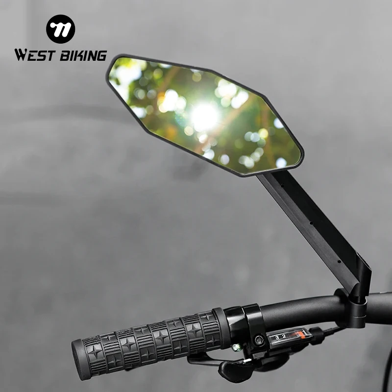 WEST BIKING Wide Angle Bike Handlebar Rearview Mirror Electric Scooter Blind Spot Mirror MTB Ebike Side Mirror Cycle Accessories
WEST BIKING Wide Angle Bike Handlebar Rearview Mirror Electric Scooter Blind Spot Mirror MTB Ebike Side Mirror Cycle Accessories