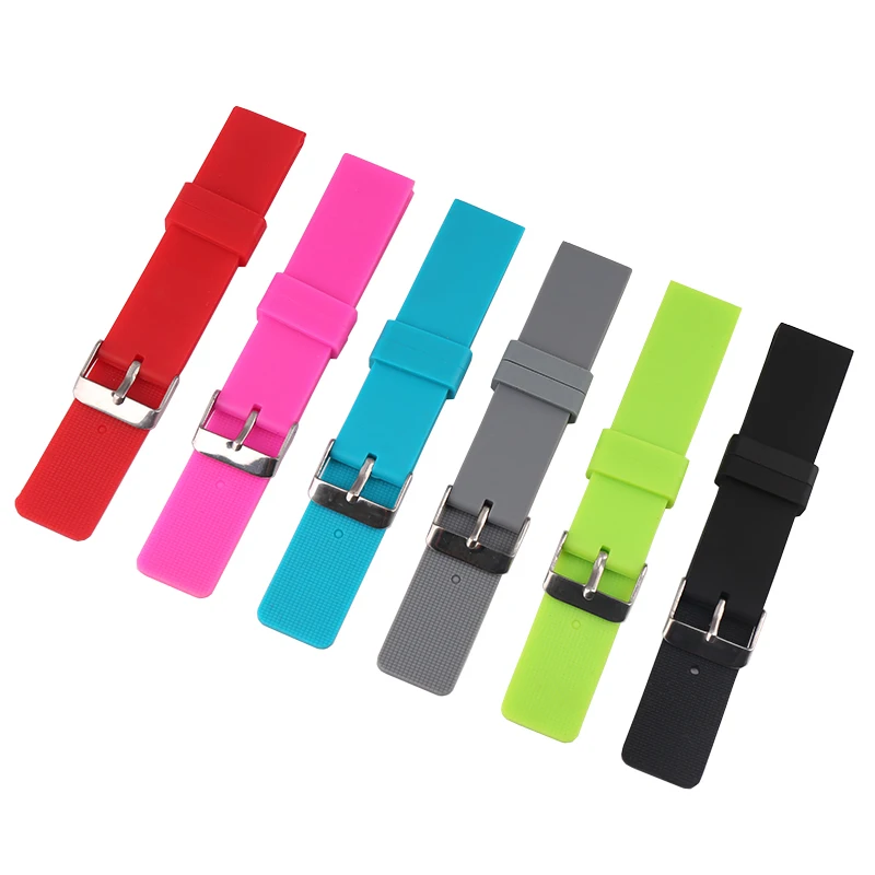 Watch accessories Candy-colored silicone watch strap needle buckle rubber watch strap for both men and women Wristband chains 20
Watch accessories Candy-colored silicone watch strap needle buckle rubber watch strap for both men and women Wristband chains 20