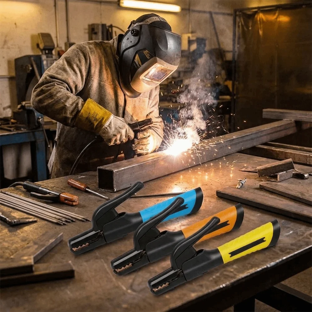 500 A Copper Welding Electrode Holder Thickened Industrial Heat Resistant Welding Pliers Secure Grip Heavy Duty Jaw
500 A Copper Welding Electrode Holder Thickened Industrial Heat Resistant Welding Pliers Secure Grip Heavy Duty Jaw