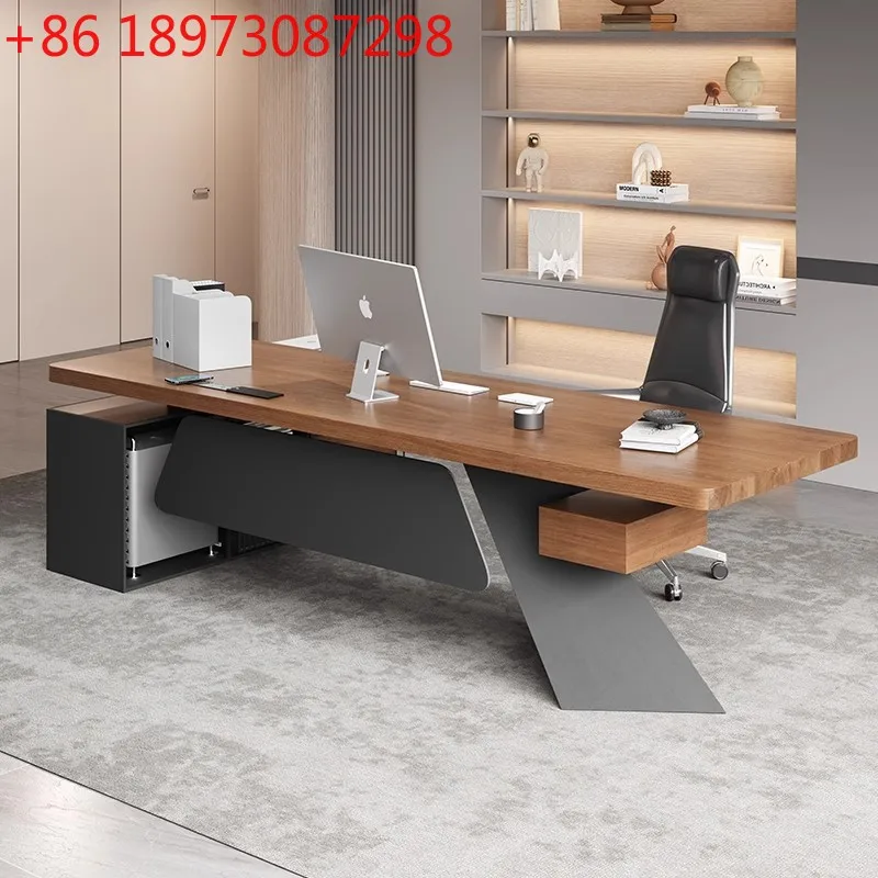 Solid wood boss table desk simple modern class desk president desk computer light luxury high sense
Solid wood boss table desk simple modern class desk president desk computer light luxury high sense