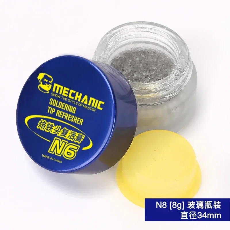 Lead-free resurrection paste for soldering iron tips MECHANIC S one S3 S6 S9 N9 repair oxidation cleaning protective paste
Lead-free resurrection paste for soldering iron tips MECHANIC S one S3 S6 S9 N9 repair oxidation cleaning protective paste