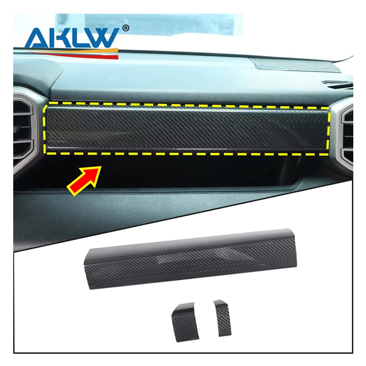 Center Console Dashboard Decorative Cover Protection for Toyota Tundra 2022-2023 Real Carbon Fiber Car Interior Accessories
Center Console Dashboard Decorative Cover Protection for Toyota Tundra 2022-2023 Real Carbon Fiber Car Interior Accessories