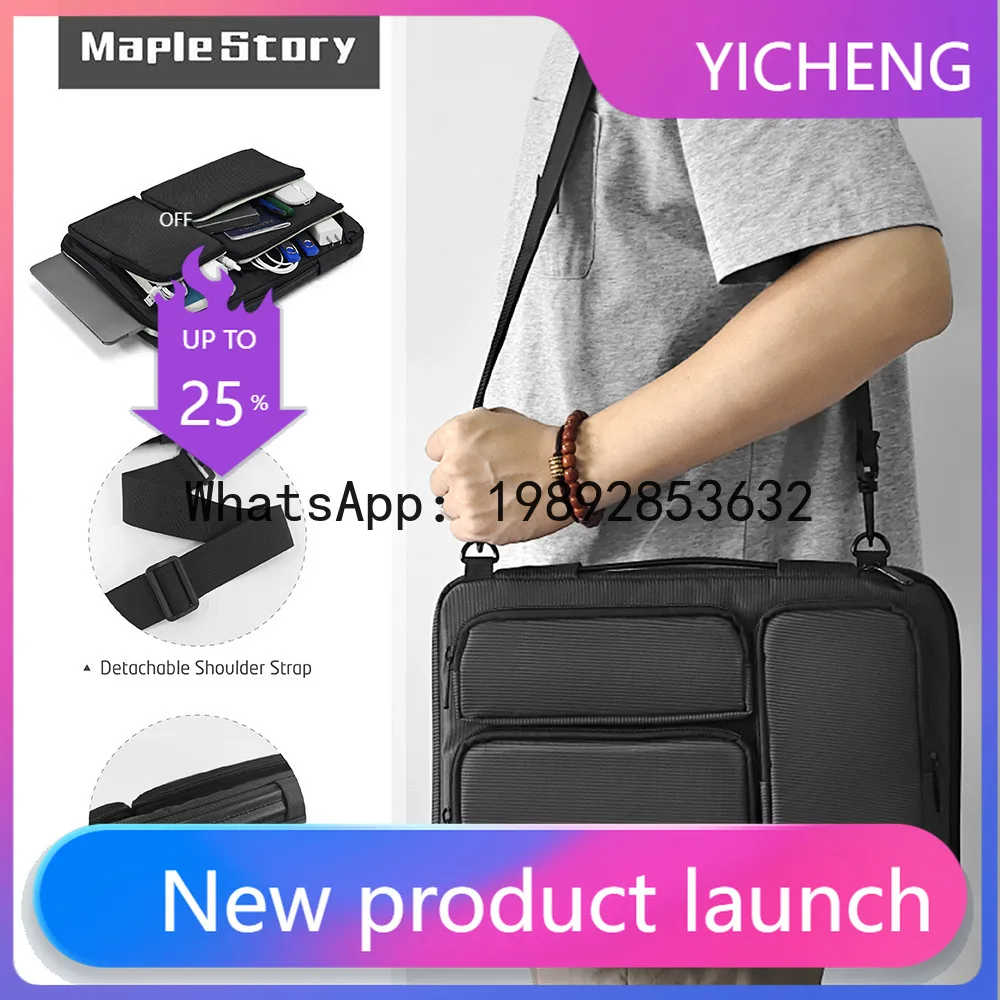 Сумка для ноутбука PYJ 14/15,6 дюймов, деловой и повседневный портфель, сумка через плечо для ноутбука 16 дюймов, мужская.
Сумка для ноутбука PYJ 14/15,6 дюймов, деловой и повседневный портфель, сумка через плечо для ноутбука 16 дюймов, мужская.