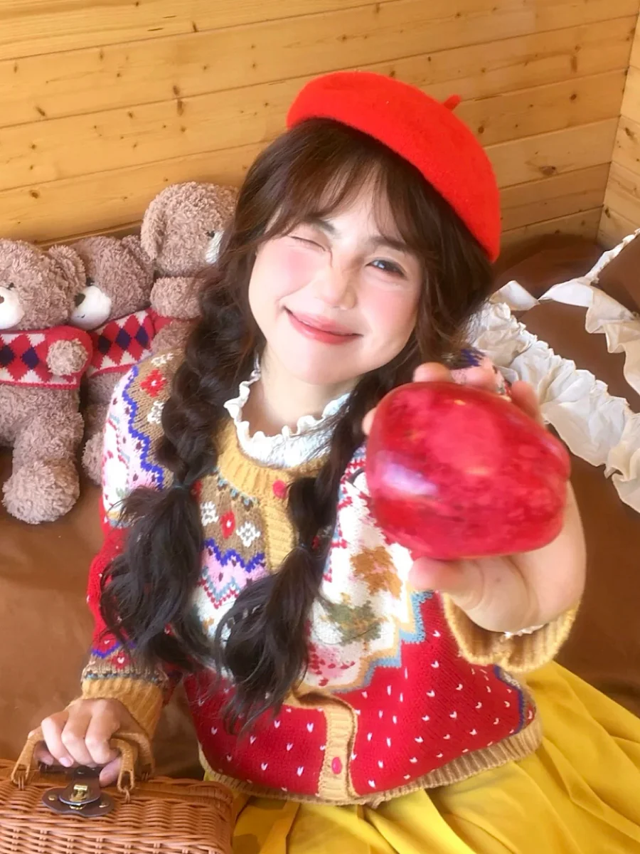 Jenny Candy House Cisas Island Ferris Wheel Aosphere Винтажный свитер Sweet Sle круглый трикотаж Ne для женщин
Jenny Candy House Cisas Island Ferris Wheel Aosphere Винтажный свитер Sweet Sle круглый трикотаж Ne для женщин