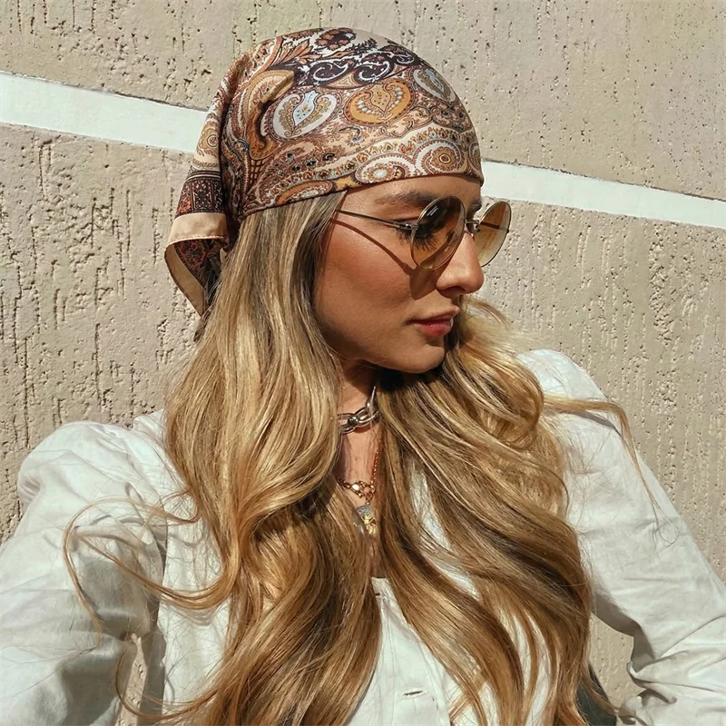 2026 Luxury Floral Print Female Silk Neck Scarf Square Hair Scarves Foulard Head Band Shawls Wraps Neckerchief Bandana Women
2026 Luxury Floral Print Female Silk Neck Scarf Square Hair Scarves Foulard Head Band Shawls Wraps Neckerchief Bandana Women