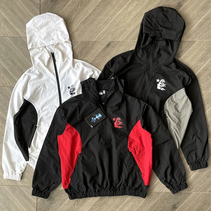 Hellstar Studios Sample Hoodie Wave Splicing Color Block Casual Sportswear Long Sleeve Youth Fashion Spring Autumn Jacket
Hellstar Studios Sample Hoodie Wave Splicing Color Block Casual Sportswear Long Sleeve Youth Fashion Spring Autumn Jacket