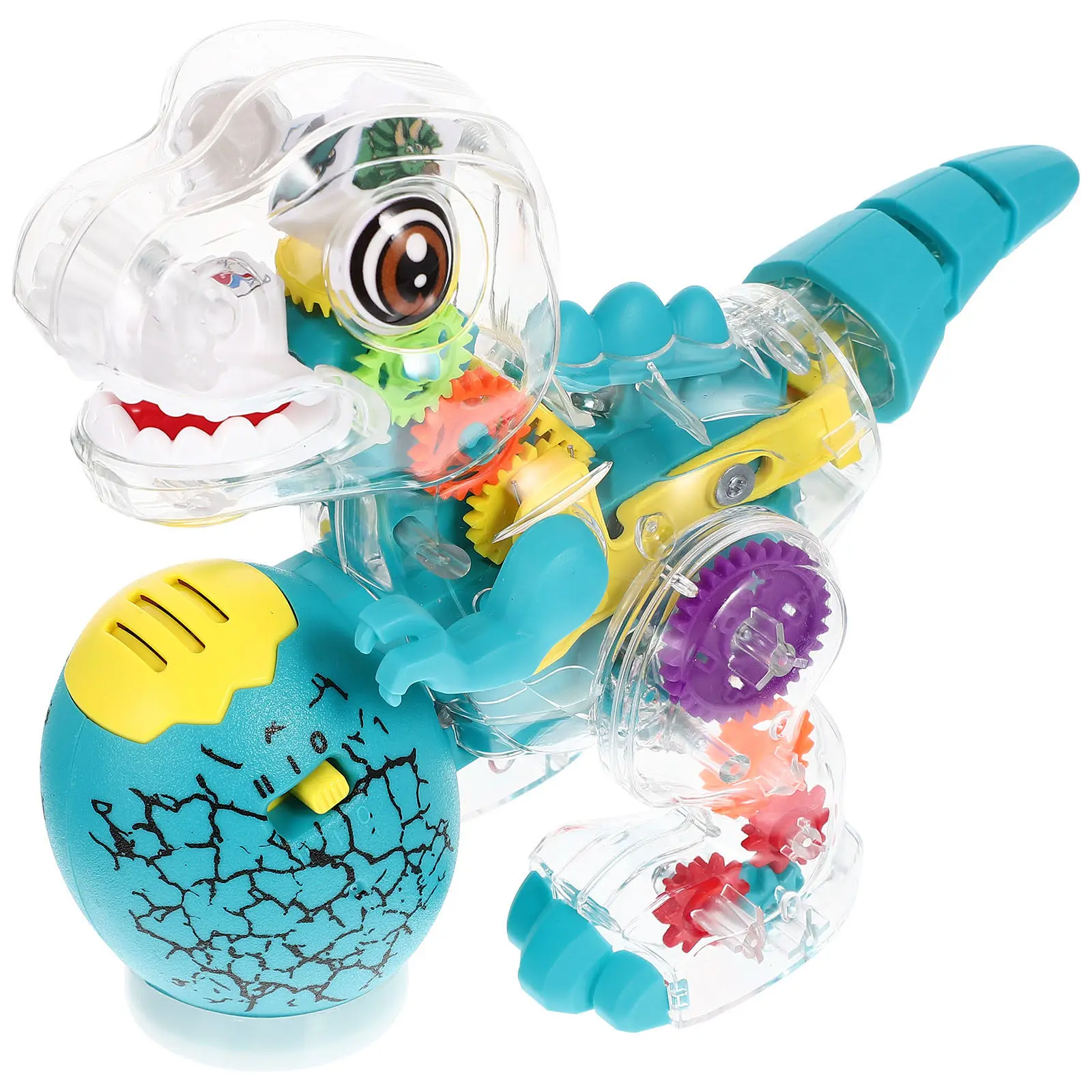 Electric Transparent Gear Dinosaur Simulated Animal Walking Dinosaur Light Educational Birthday Gift Party Favor Kids
Electric Transparent Gear Dinosaur Simulated Animal Walking Dinosaur Light Educational Birthday Gift Party Favor Kids