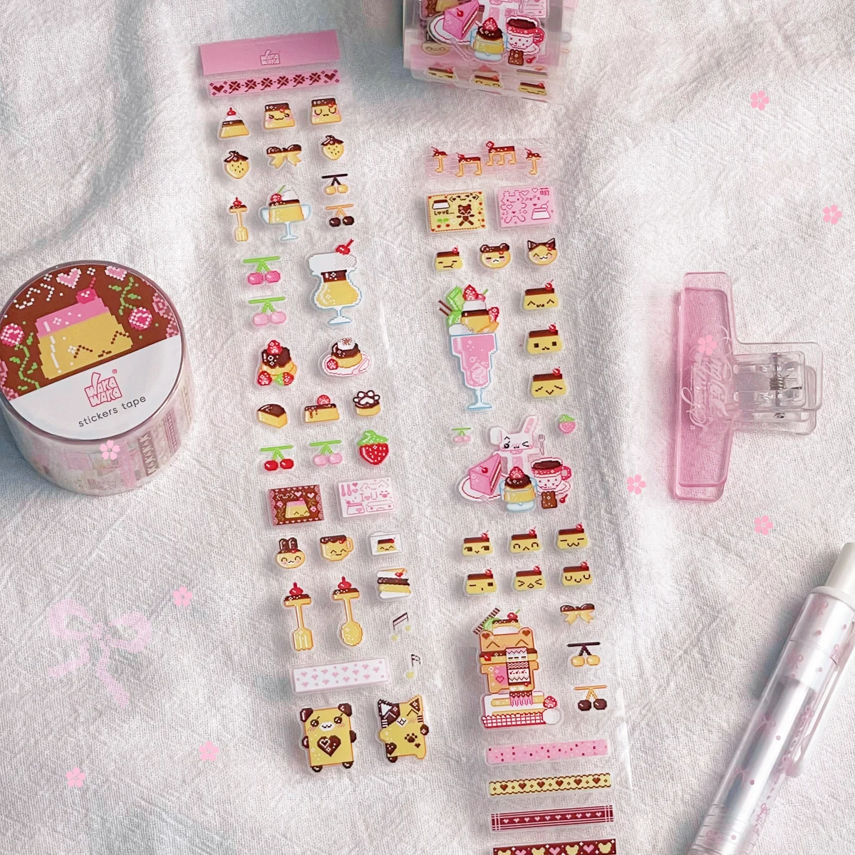 Cute PET Pixel Animal Deco Tape - Sticker Set for Scrapbooking, Kawaii Stationery for DIY Crafts Album
Cute PET Pixel Animal Deco Tape - Sticker Set for Scrapbooking, Kawaii Stationery for DIY Crafts Album