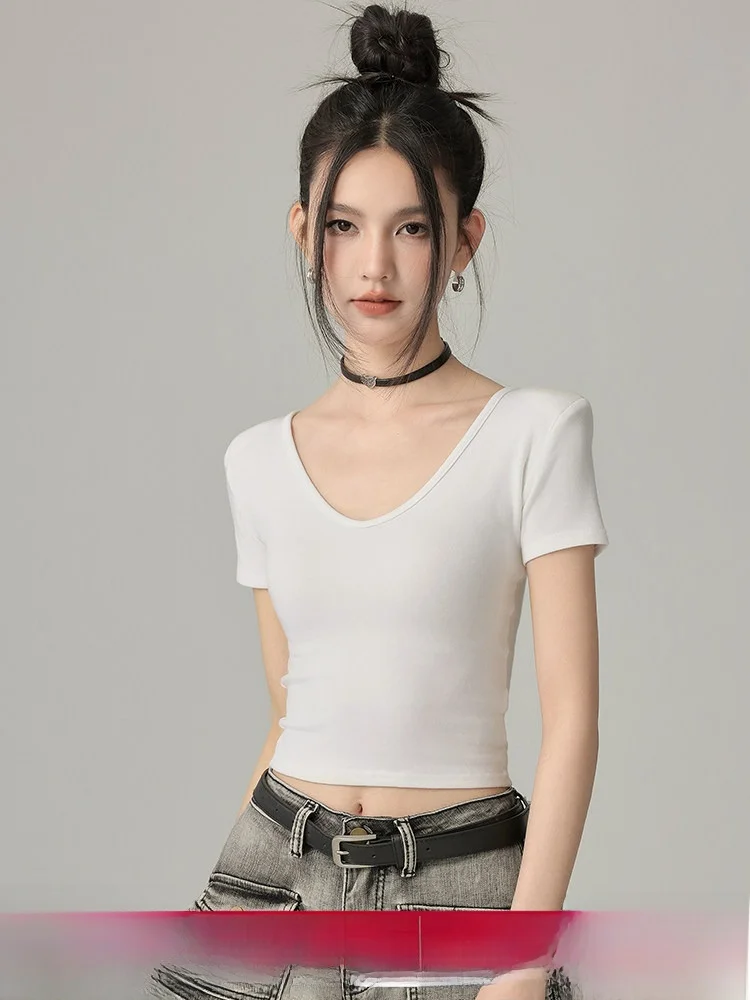 Футболка Chill Zoe V-ne Slim Fit с коротким рукавом, модная новинка весеннего сезона, удобные топы из хлопковой смеси с эластичными волокнами
Футболка Chill Zoe V-ne Slim Fit с коротким рукавом, модная новинка весеннего сезона, удобные топы из хлопковой смеси с эластичными волокнами