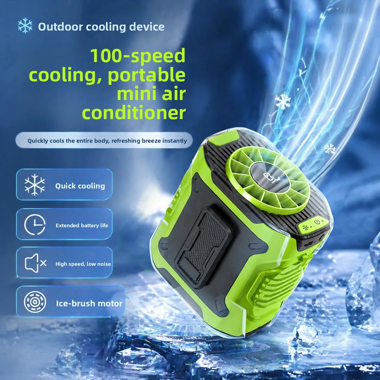 Portable Waist Hanging Fan High Wind Power Outdoor Construction Site Cooling Heat Dissipation Small Fan for Personal Use
Portable Waist Hanging Fan High Wind Power Outdoor Construction Site Cooling Heat Dissipation Small Fan for Personal Use