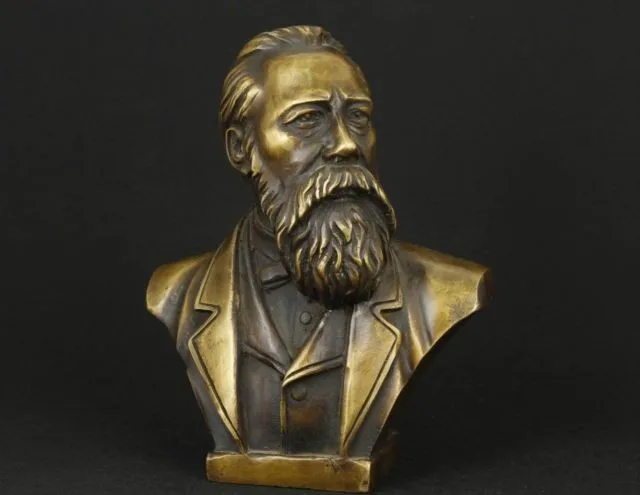 decoration copper factory Pure Brass Antique Elaborate Chinese handmade Communist Friedrich Von Engels Bust Statue
decoration copper factory Pure Brass Antique Elaborate Chinese handmade Communist Friedrich Von Engels Bust Statue
