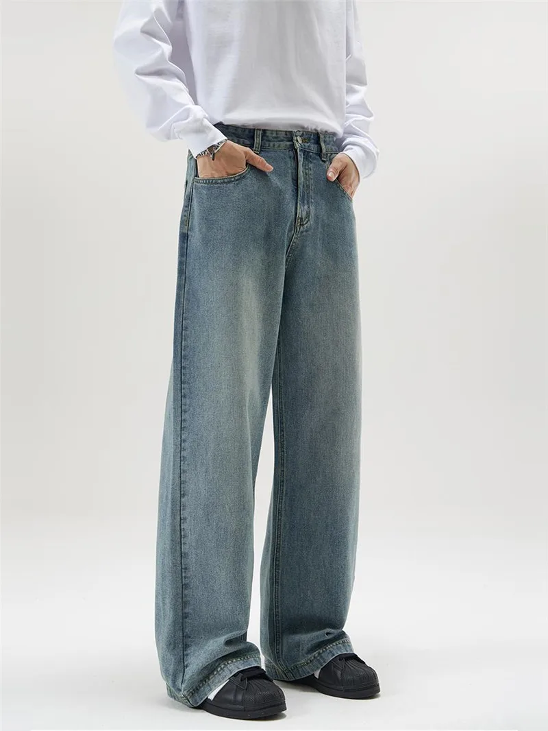 Американские джинсовые джинсы в стиле ретро, свободные прямые мужские весенние новые студенческие крутые модные повседневные износостойкие современные сле
Американские джинсовые джинсы в стиле ретро, свободные прямые мужские весенние новые студенческие крутые модные повседневные износостойкие современные сле