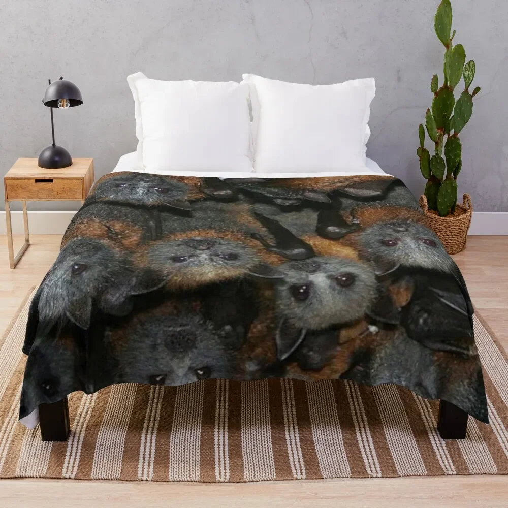 Gorgeous Grey Headed Flying Fox Bats. Throw Blanket Shaggy Furry Soft Blanket for Bedroom Living Room
Gorgeous Grey Headed Flying Fox Bats. Throw Blanket Shaggy Furry Soft Blanket for Bedroom Living Room