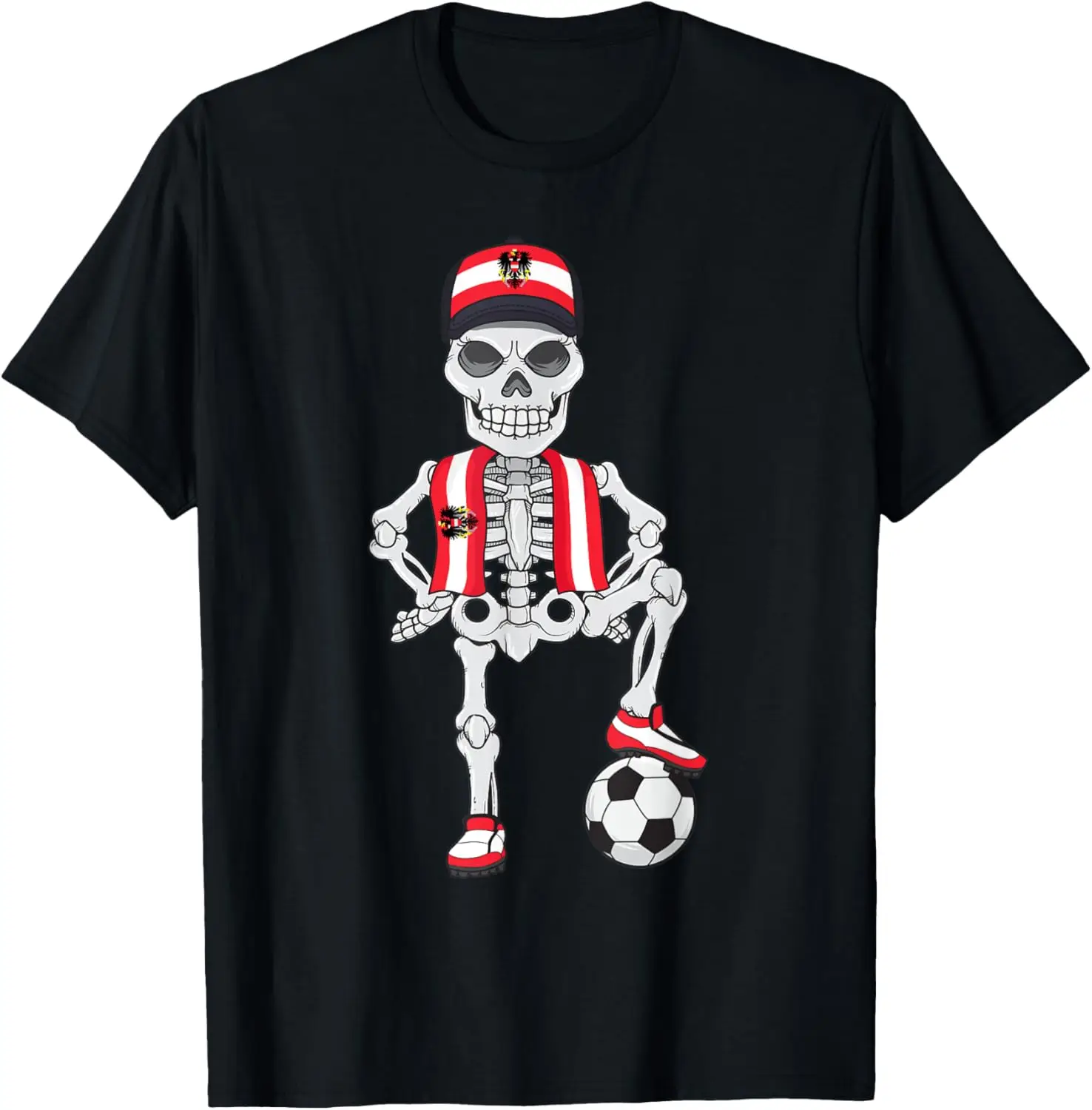 New t-shirt - Austria Soccer Skeleton Fan Team Gift T-Shirt
New t-shirt - Austria Soccer Skeleton Fan Team Gift T-Shirt