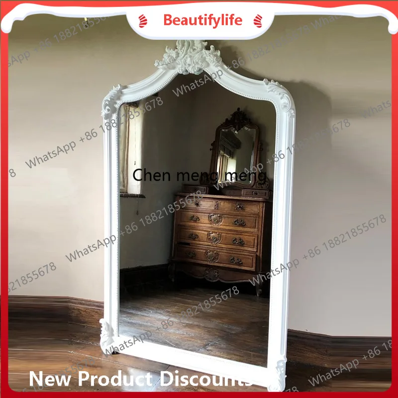 Z10Retro clothing, European-style engraved decoration of the whole body, living room, entrance floor mirror living room
Z10Retro clothing, European-style engraved decoration of the whole body, living room, entrance floor mirror living room