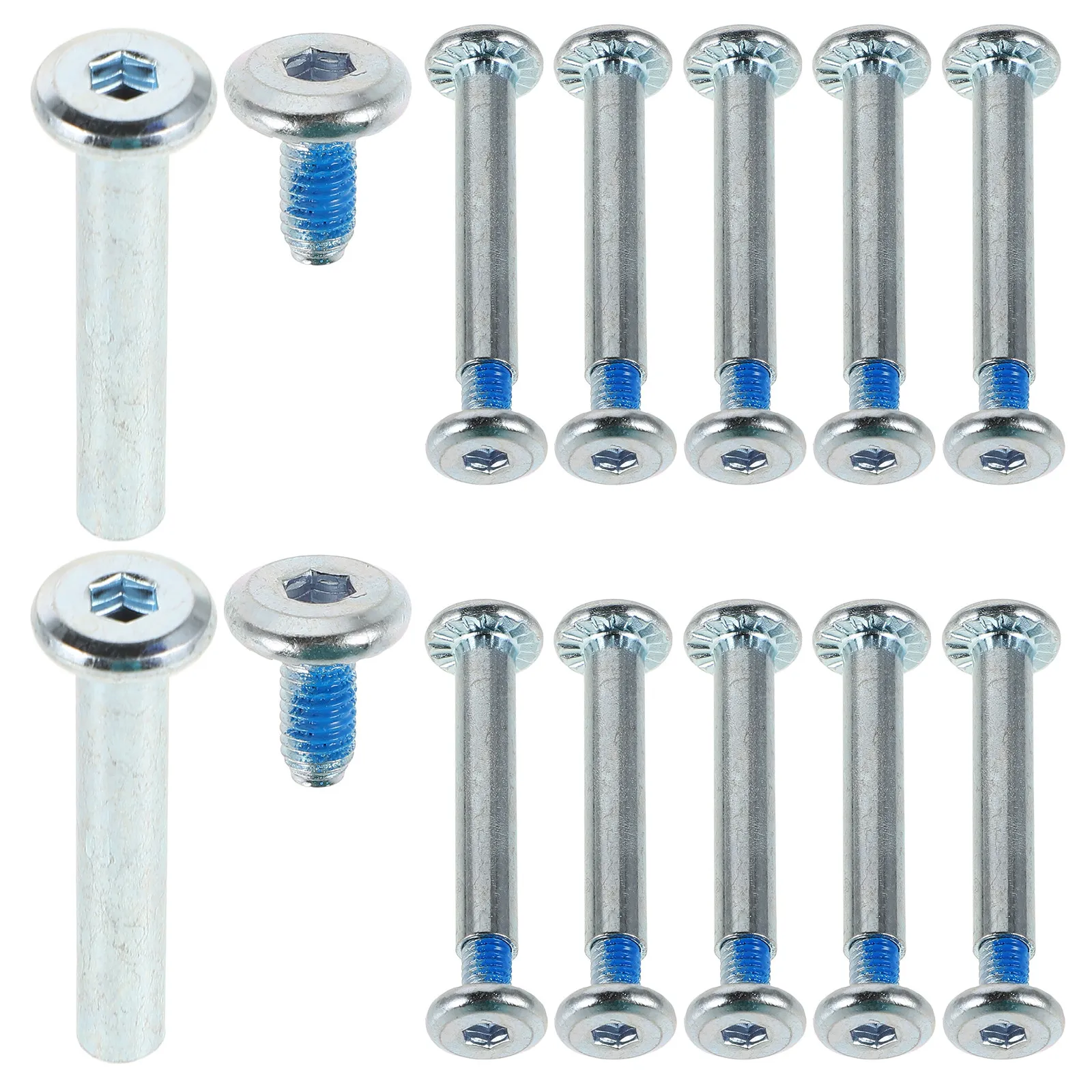 20Pcs Roller Skate Axle Screw Set Stainless Steel Inline Skates Bearings Screws Replacement Kit Skates Repair Wheel Accessories
20Pcs Roller Skate Axle Screw Set Stainless Steel Inline Skates Bearings Screws Replacement Kit Skates Repair Wheel Accessories