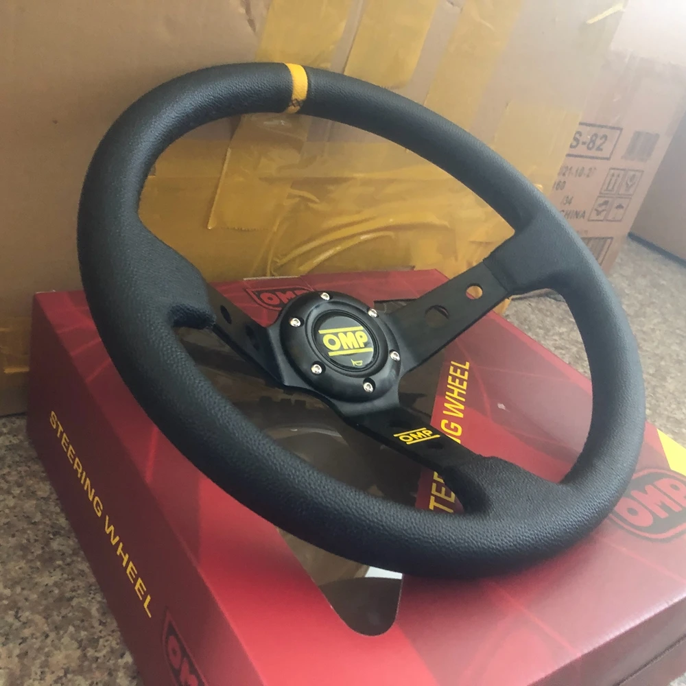 14Inch Universal Racing OMP Steering Wheel Car Rally Drift PVC Leather JDM Steering Wheel Volantes For HONDA TOYOTA VW BMW
14Inch Universal Racing OMP Steering Wheel Car Rally Drift PVC Leather JDM Steering Wheel Volantes For HONDA TOYOTA VW BMW