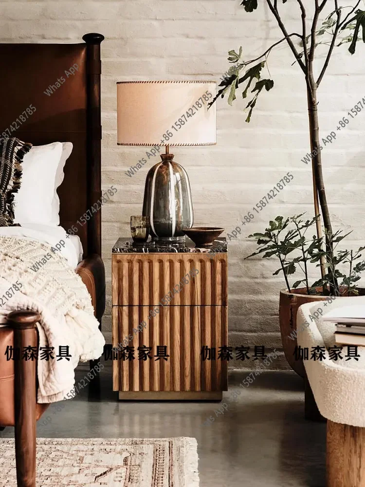 Sc Medieval Solid Wood Marble Bedside Table French Retro Bedside Table Sofa Storage Edge Several Square Double Pumping Lockers
Sc Medieval Solid Wood Marble Bedside Table French Retro Bedside Table Sofa Storage Edge Several Square Double Pumping Lockers