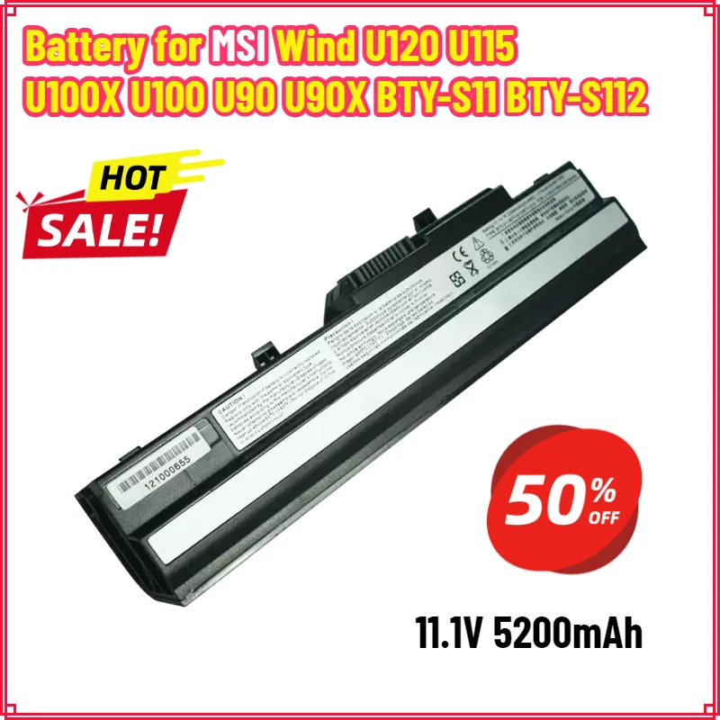 New Laptop Battery for MSI U100W-085NL U100X Wind MS-N011 Wind U100 U100X U90 U90X BTY-S11 BTY-S12 TX2-RTL8187SE 6Cells
New Laptop Battery for MSI U100W-085NL U100X Wind MS-N011 Wind U100 U100X U90 U90X BTY-S11 BTY-S12 TX2-RTL8187SE 6Cells