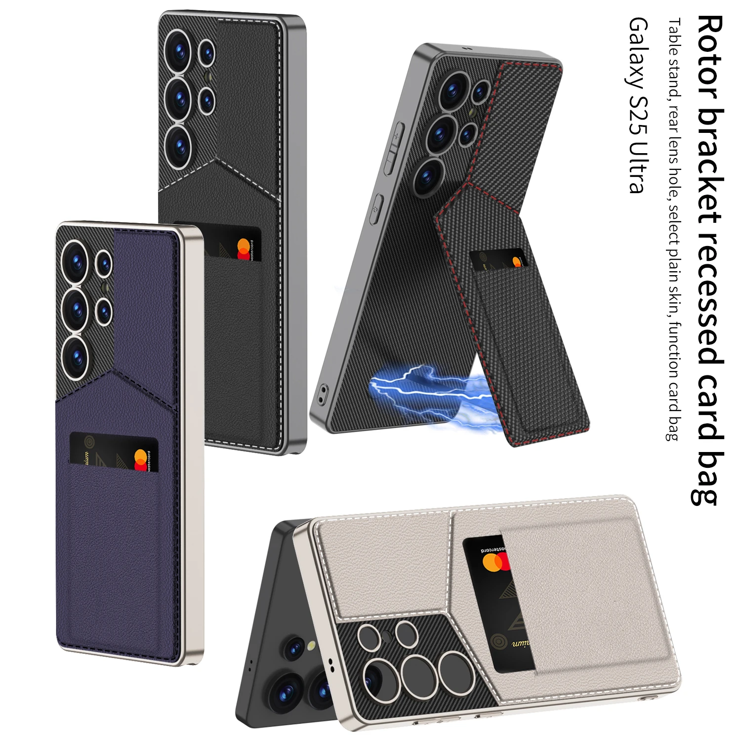 For Samsung Galaxy S25 Ultra Ultra Thin Plain Leather Frosted Card Bag Folding Bracket Magnetic Shockproof Back Cover Accessory
For Samsung Galaxy S25 Ultra Ultra Thin Plain Leather Frosted Card Bag Folding Bracket Magnetic Shockproof Back Cover Accessory