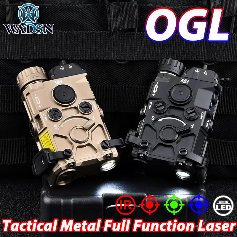 WADSN All Metal Eotec OGL IR Sight Indicator Red Dot Green Blue Laser LED White Light Flashlight Strobe Hunting Lamp CS Airsoft
WADSN All Metal Eotec OGL IR Sight Indicator Red Dot Green Blue Laser LED White Light Flashlight Strobe Hunting Lamp CS Airsoft